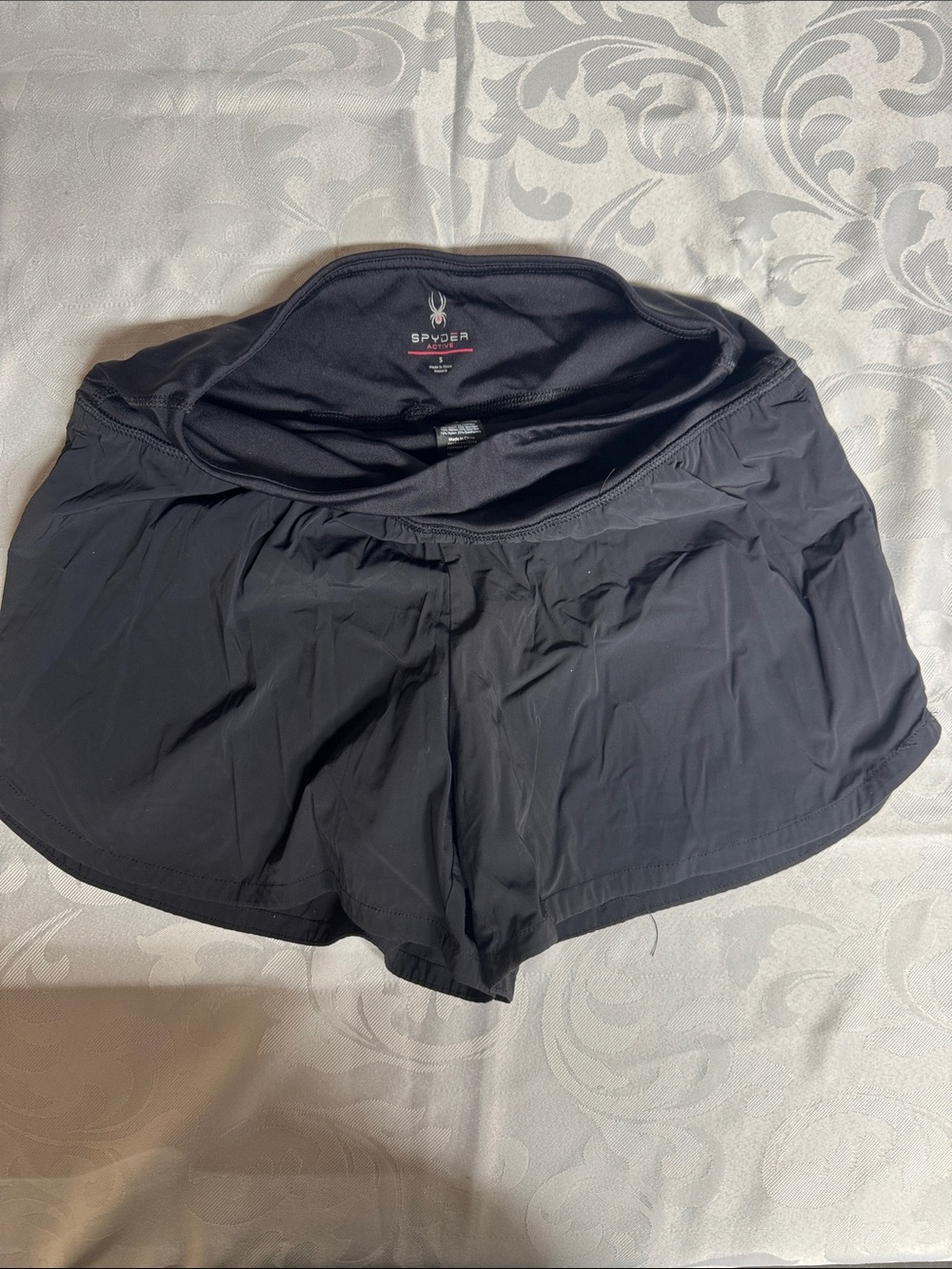 Spyder Black Women’s Athletic Running Shorts size s